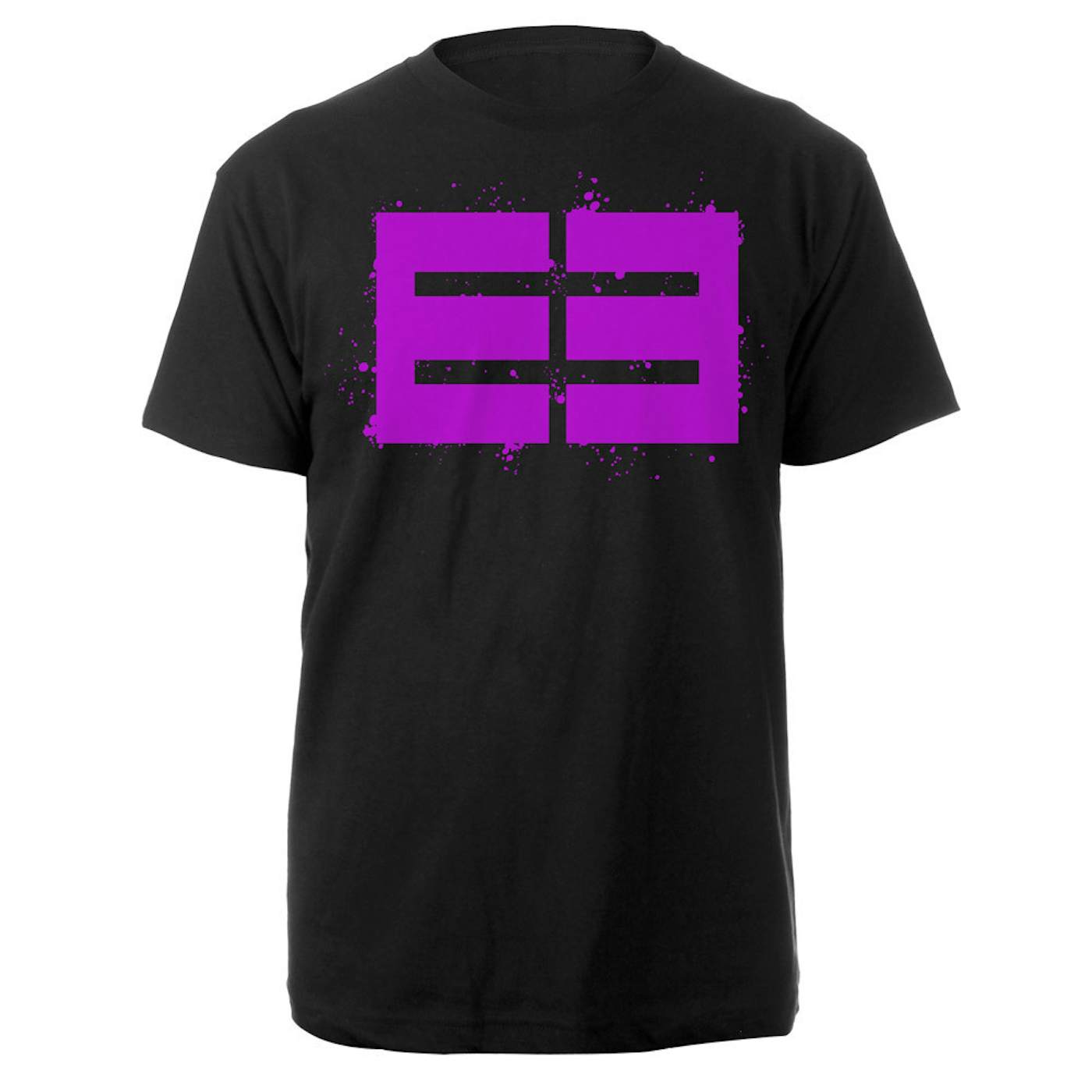 Emblem3 Splatter Logo Black Tee