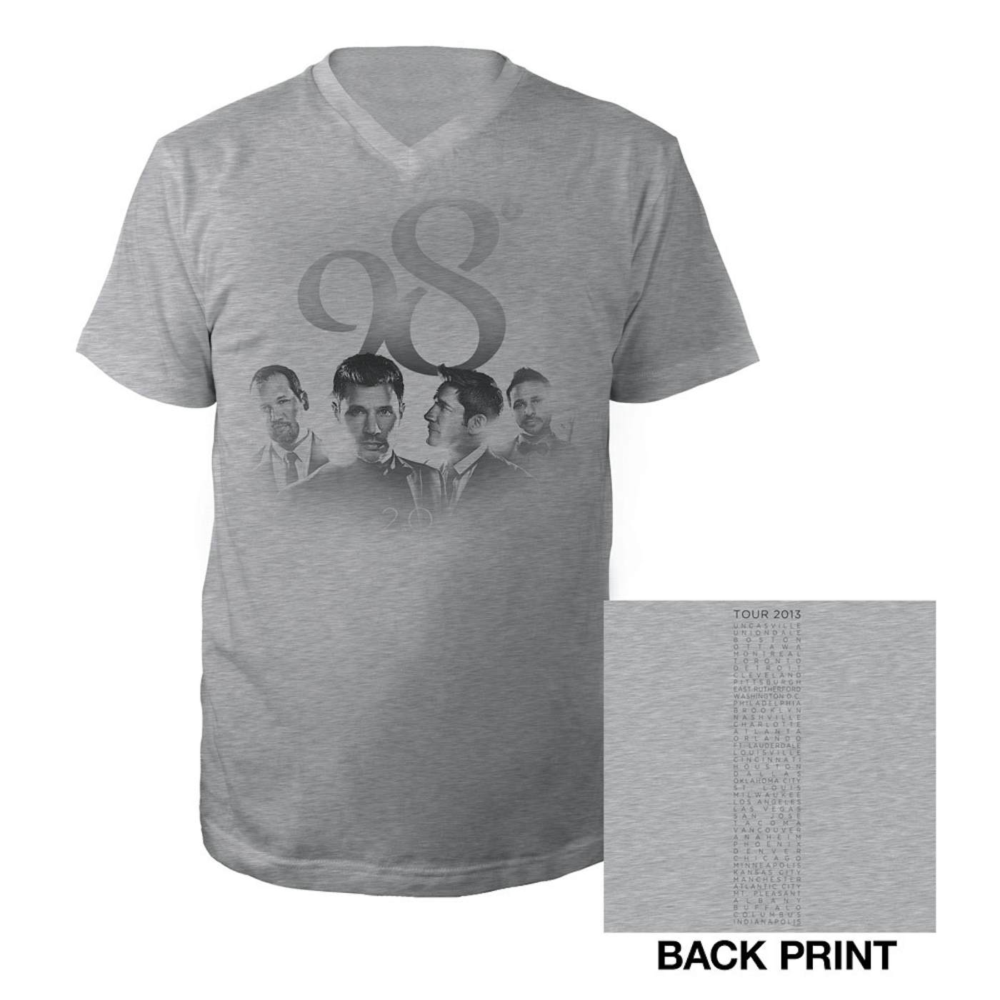 98 Degrees & All-4-One At The Dollar Loan Center Long Sleeve T-Shirt Tee