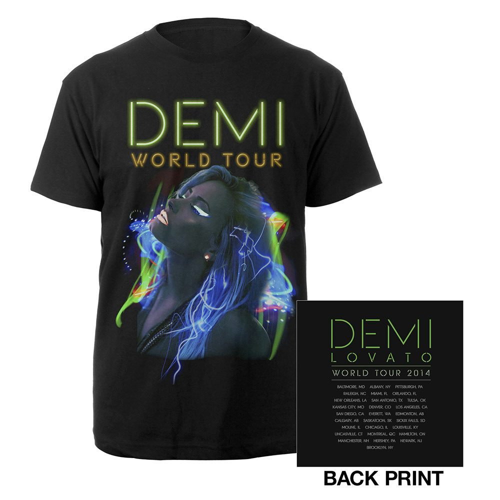Demi Lovato World Tour Shirt