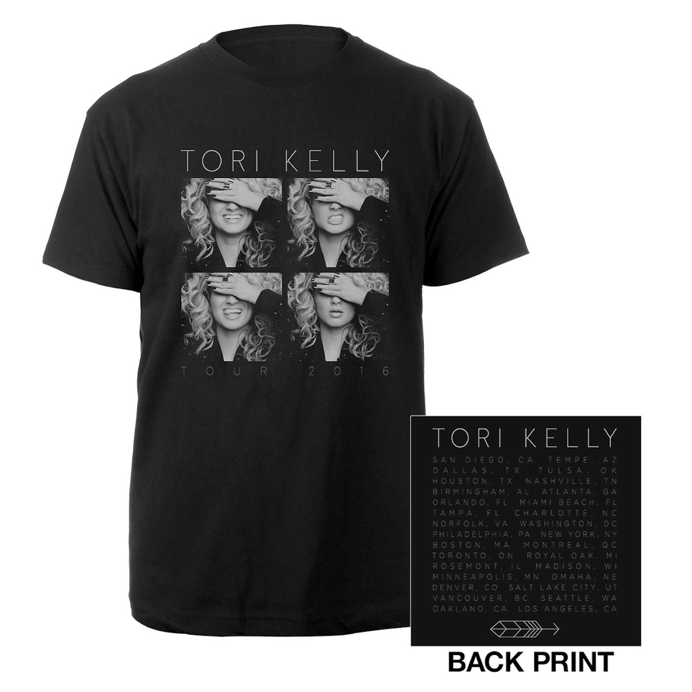 Tori Kelly Unbreakable Tour Itin Tee