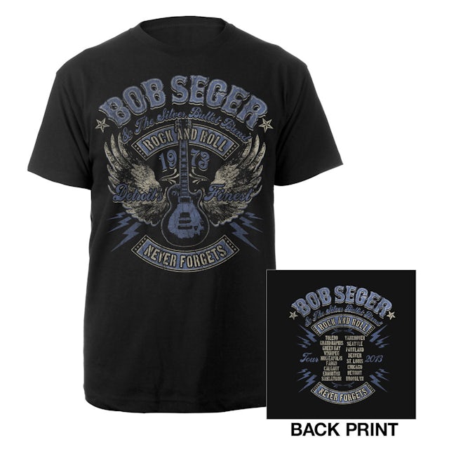 bob seger roll me away tour shirt