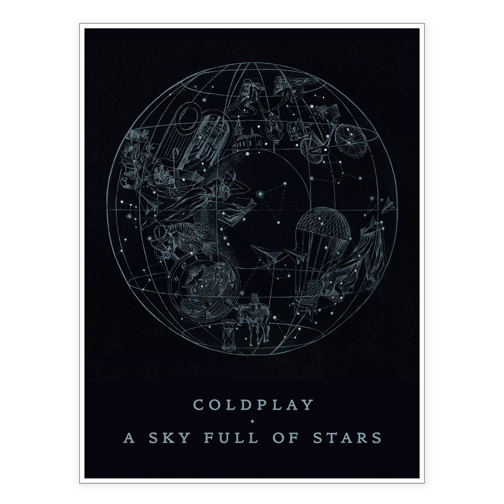 Coldplay A Sky Full Of Stars Lithograph