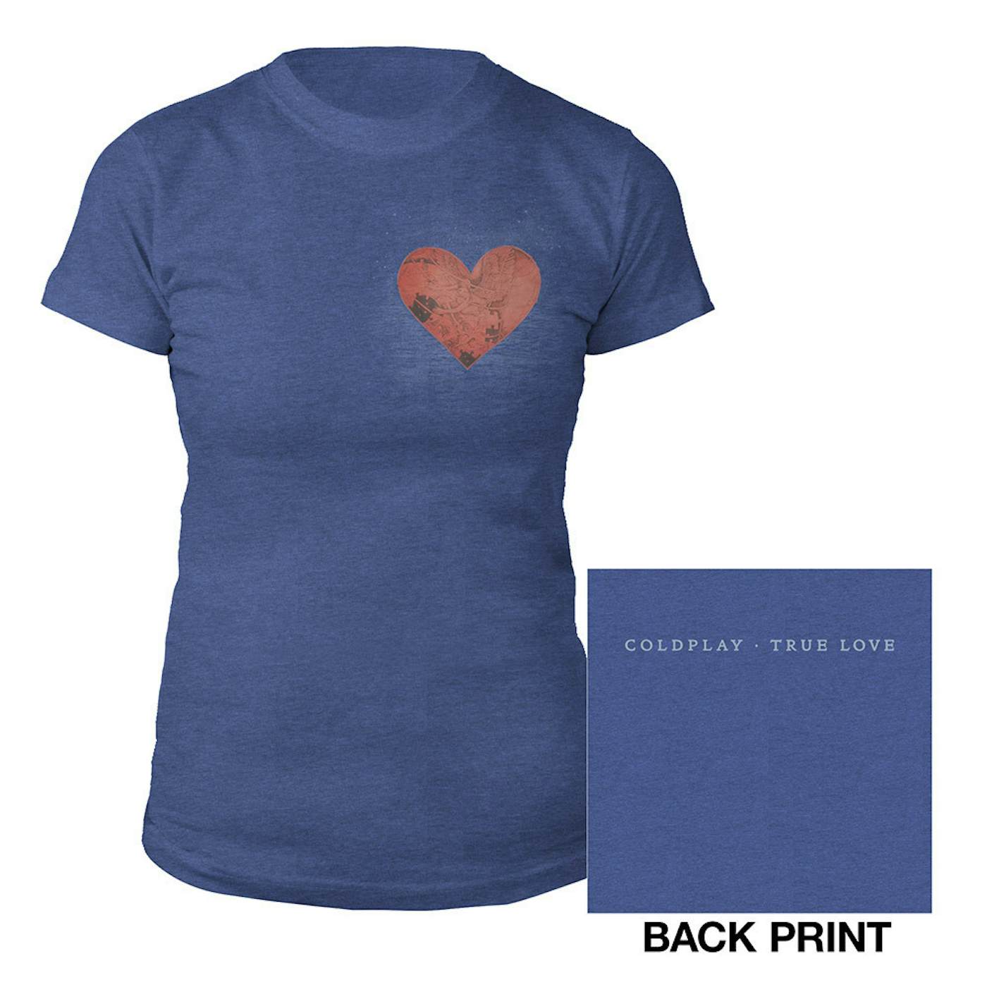 Coldplay True Love Album Cover T-Shirt Black