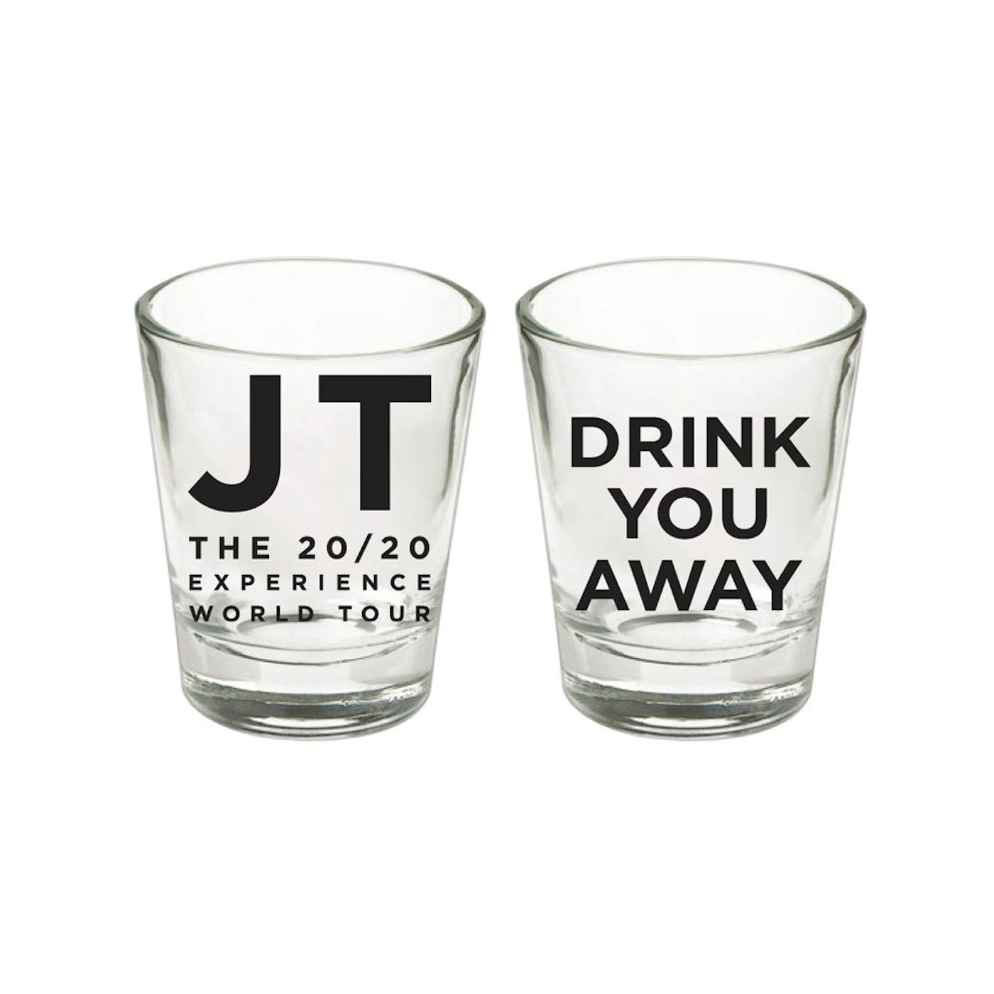 Justin Timberlake Drink You Away Shot Glass