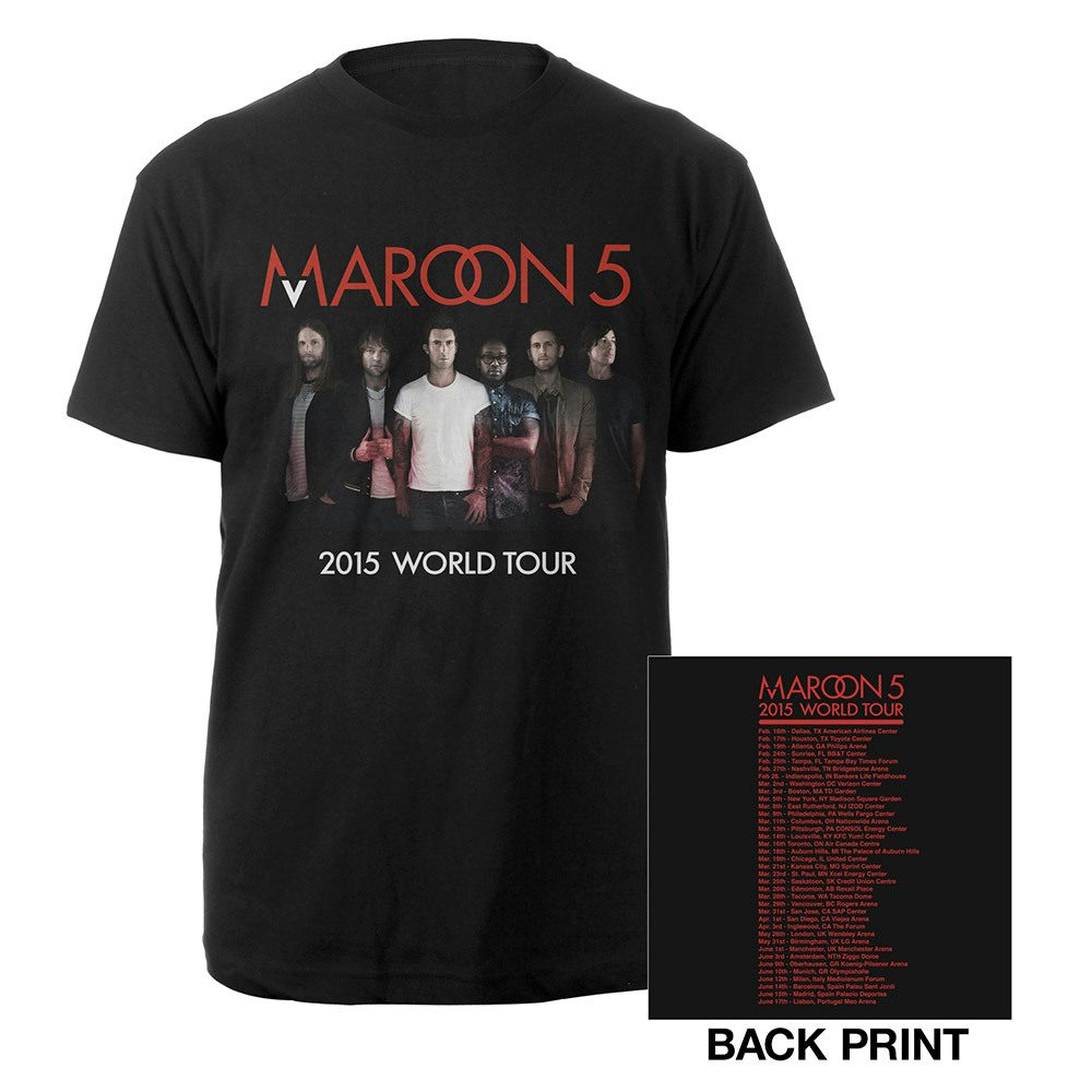 通販大得価Maroon5 CREW NECK TOUR ミュージシャン