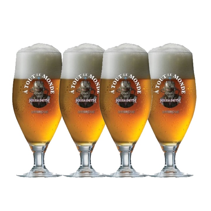 Megadeth 8363 A Tout Le Monde Beer Glass Set