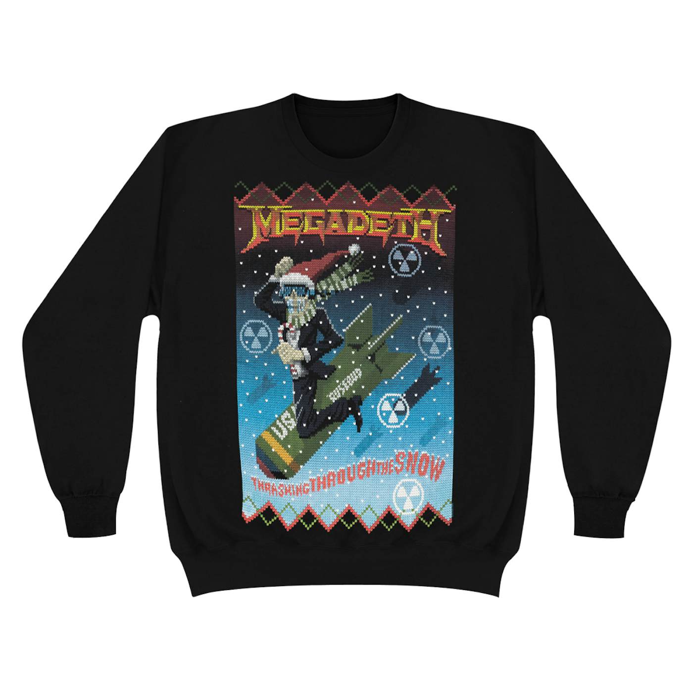 Megadeth Thrashing Through the SnowCrew Sweater