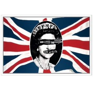 Sex Pistols God Save The Queen Flag Lithograph Limited Collector S Edition