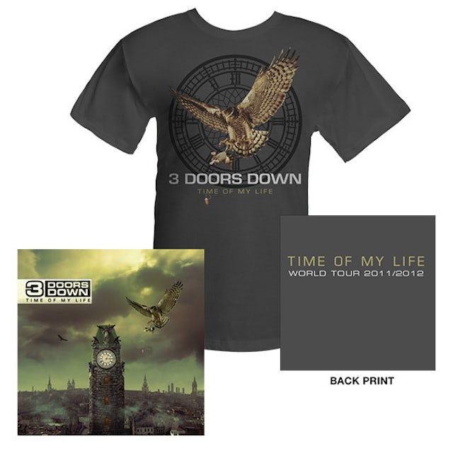 3 Doors Down Time Of My Life Tee Digi Album Bundle
