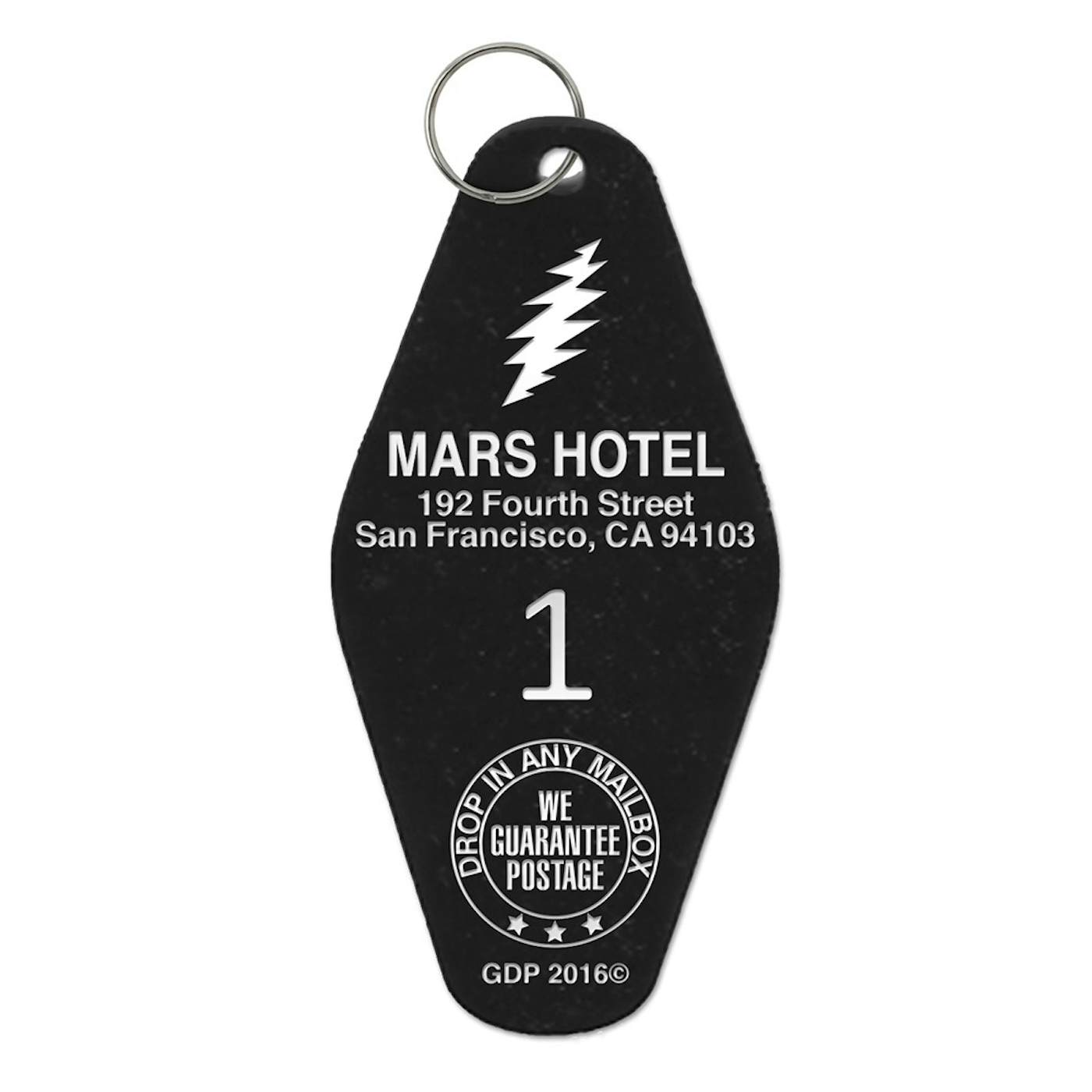 Dead & Company Mars Hotel Keychain