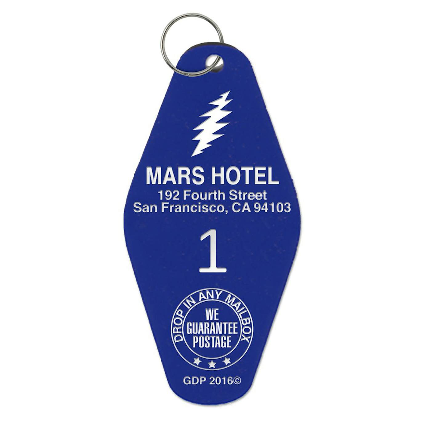 Dead & Company Mars Hotel Keychain