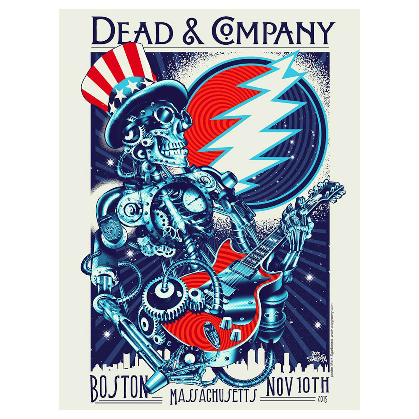 Dead & Company Boston, Massachusetts Exclusive Event Poster