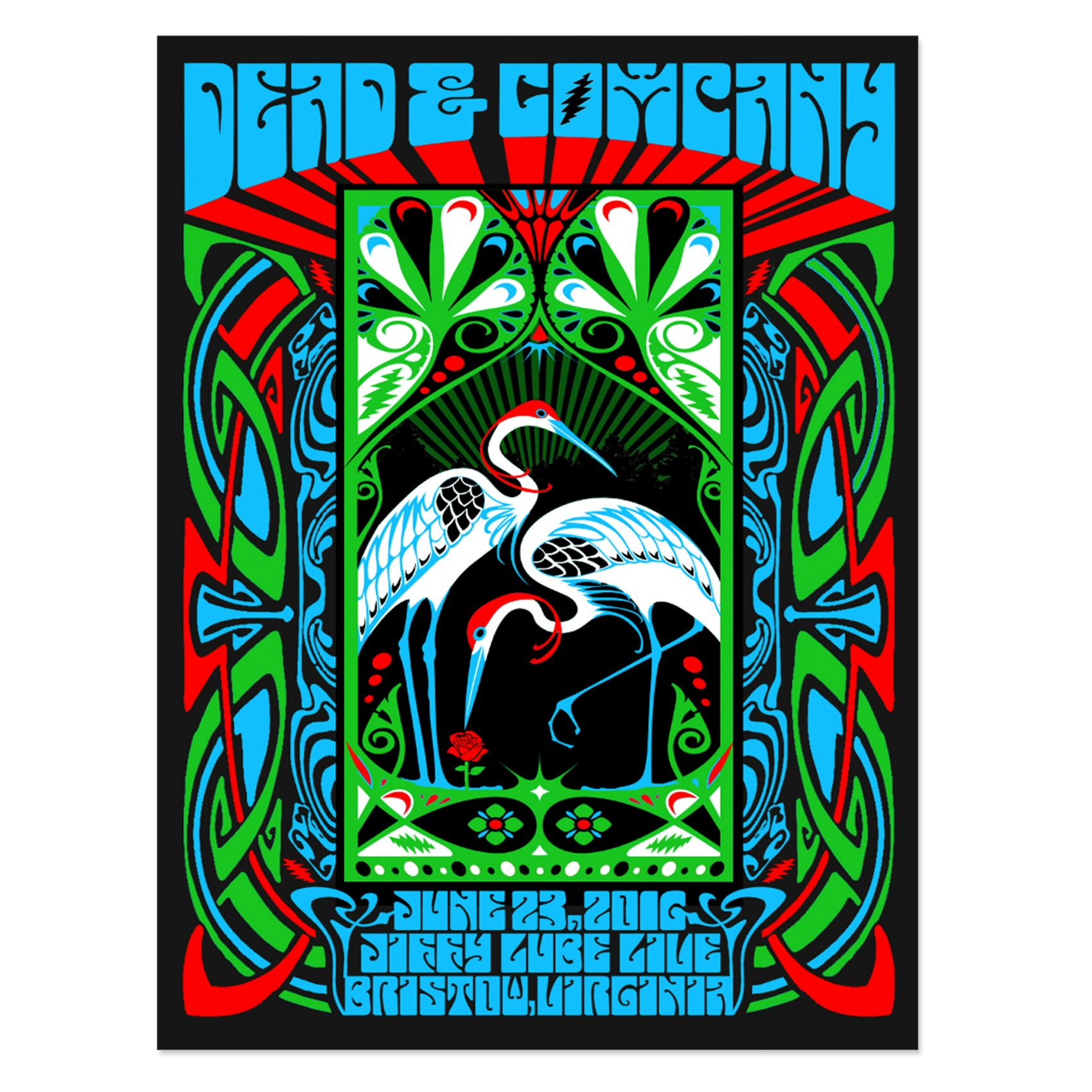 Dead & Company Bristow, VA Exclusive Event Poster