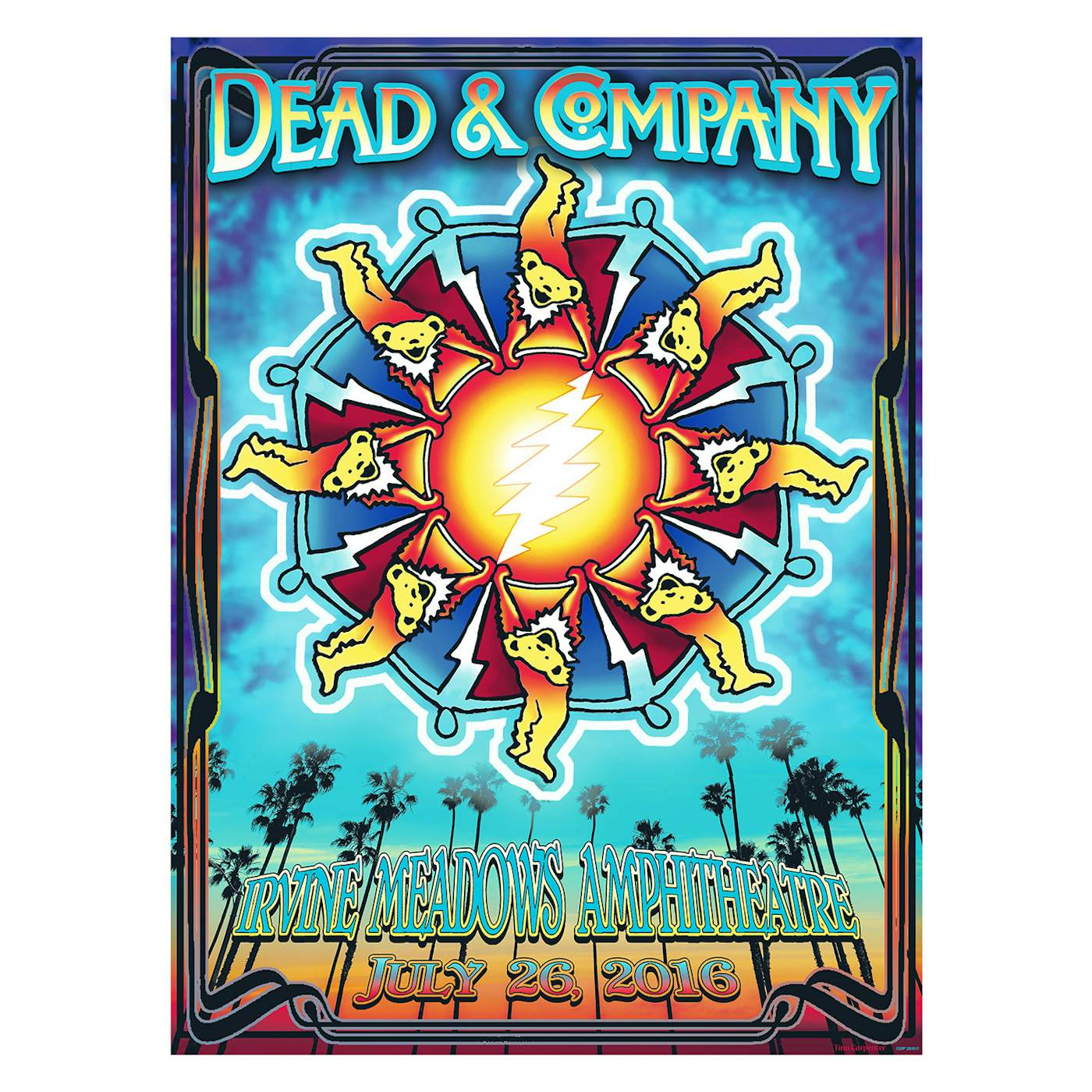Dead & Company Irvine, CA Exclusive Event Poster