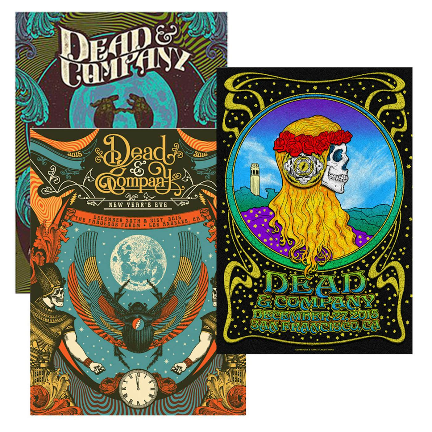 Dead & Company Exclusive Event Posters bundle!