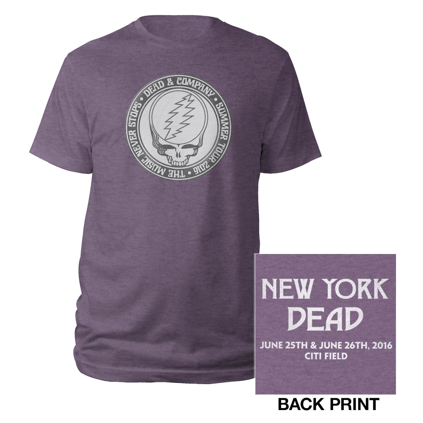 Dead & Company New York, NY Stealie Event Tee