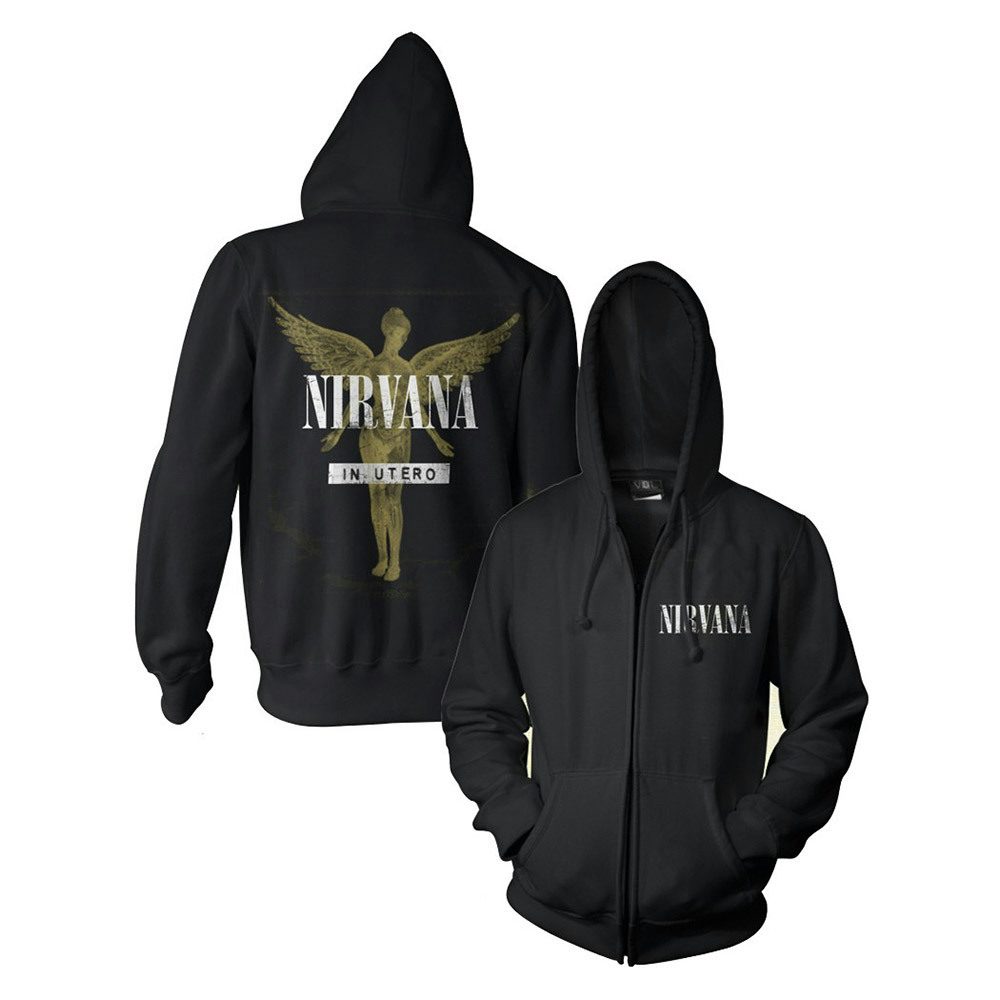 nirvana zip hoodie