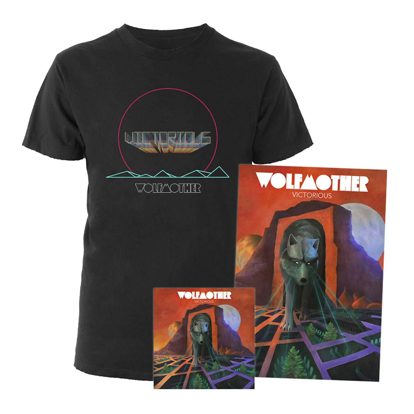 Wolfmother Victorious Tee + Litho + CD