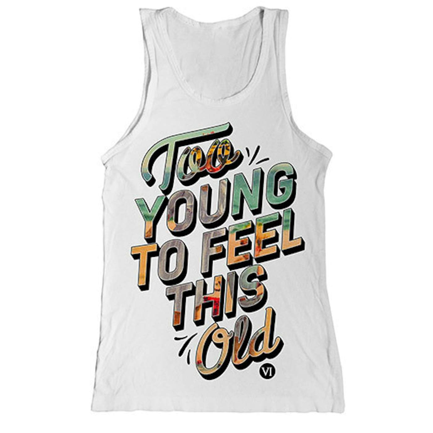 You Me At Six White Too Young Tunic Vest