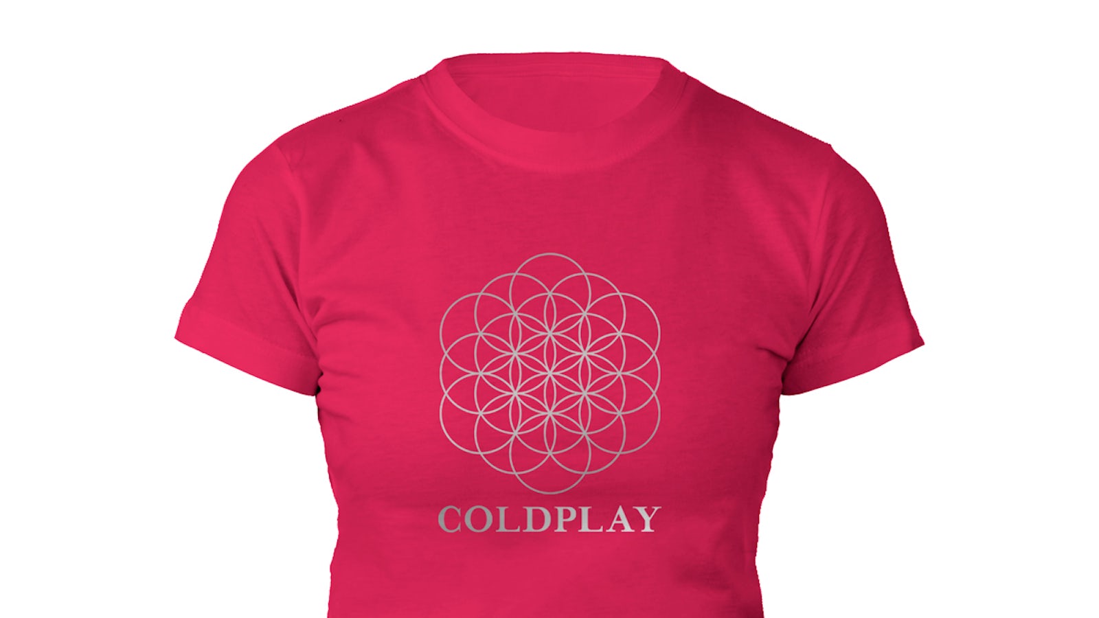 Voor type Bloeien Overweldigen Coldplay Flower Of Life Women's T-Shirt*