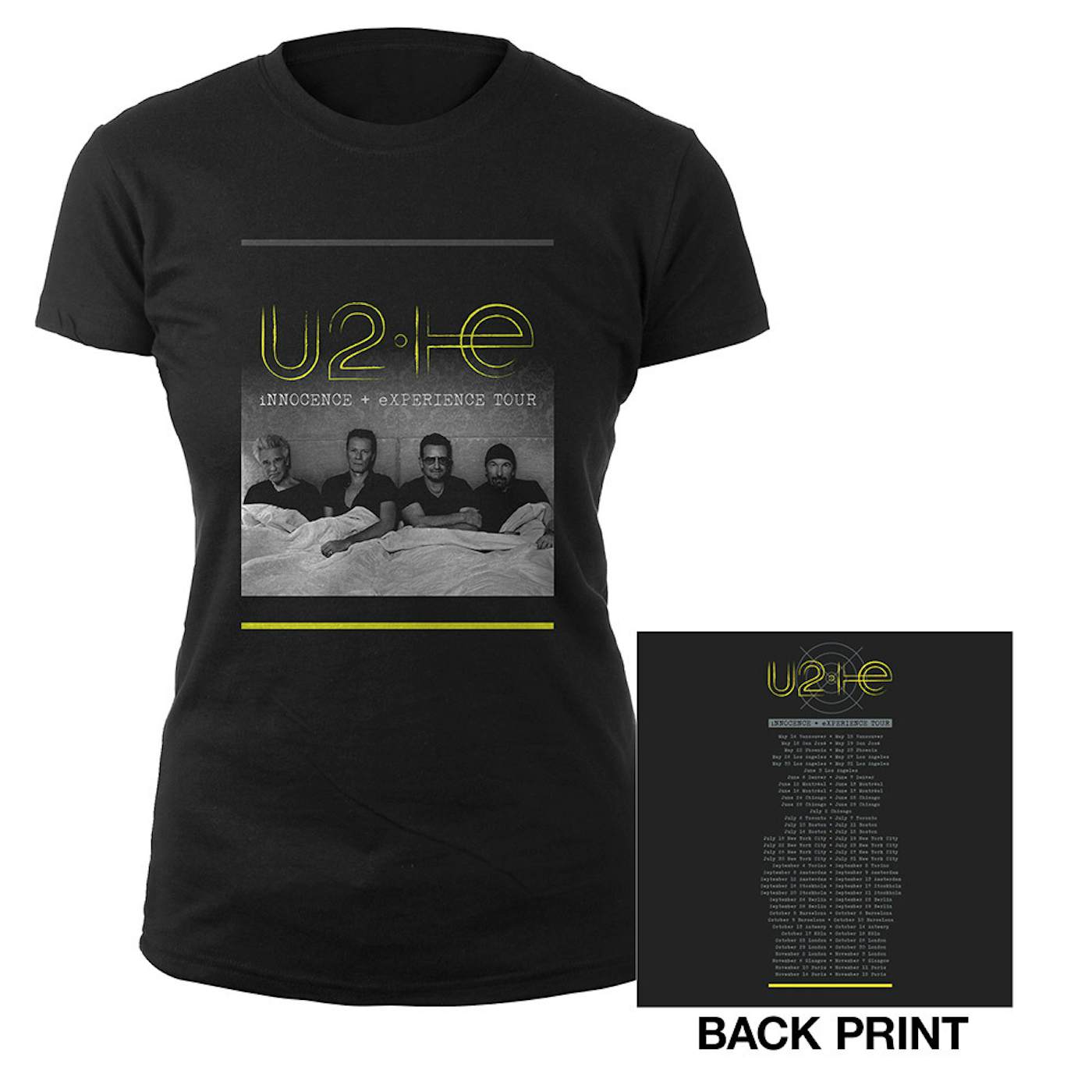 U2 Innocence + Experience Tour Official Women's T-shirt