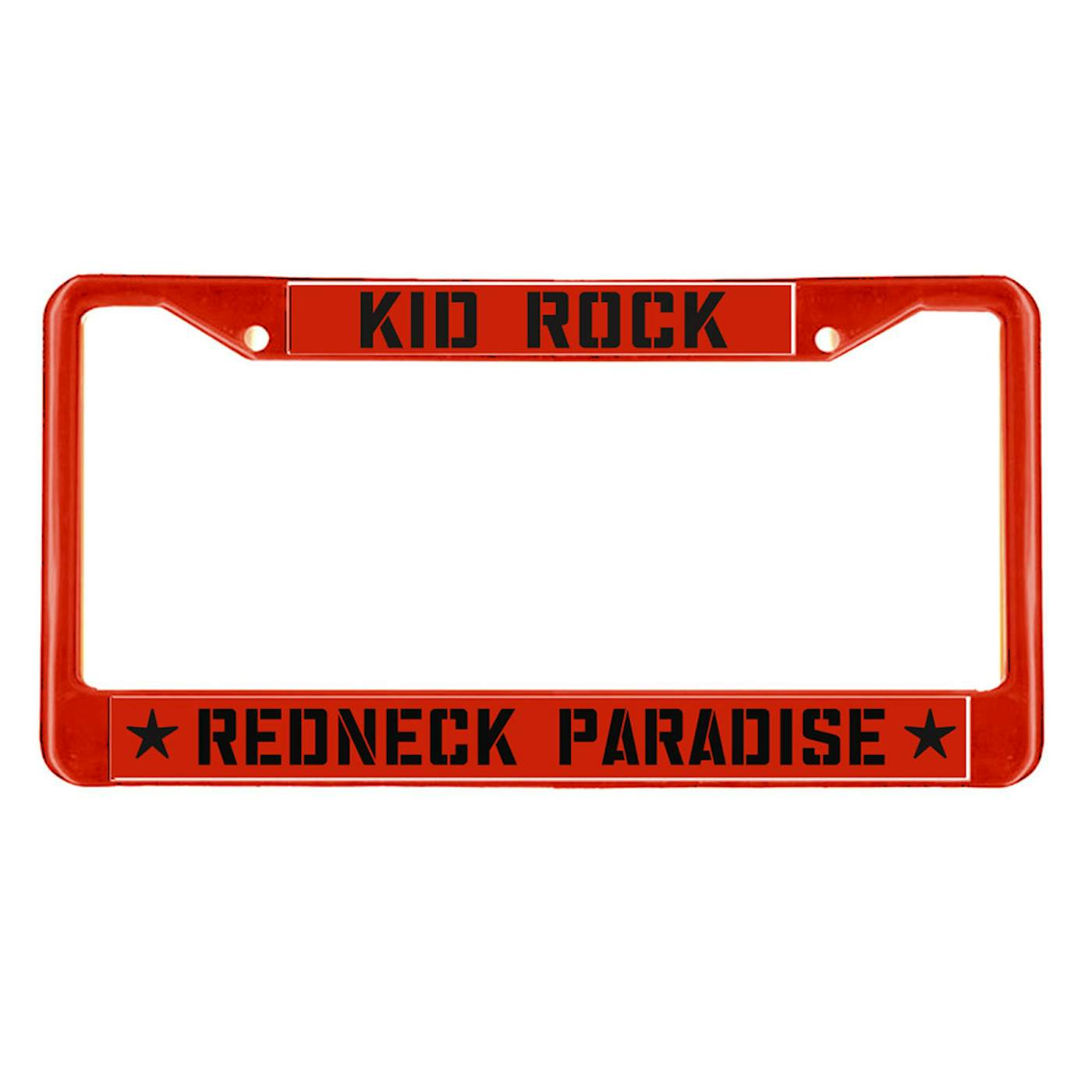 Kid Rock Redneck Paradise License Plate Cover