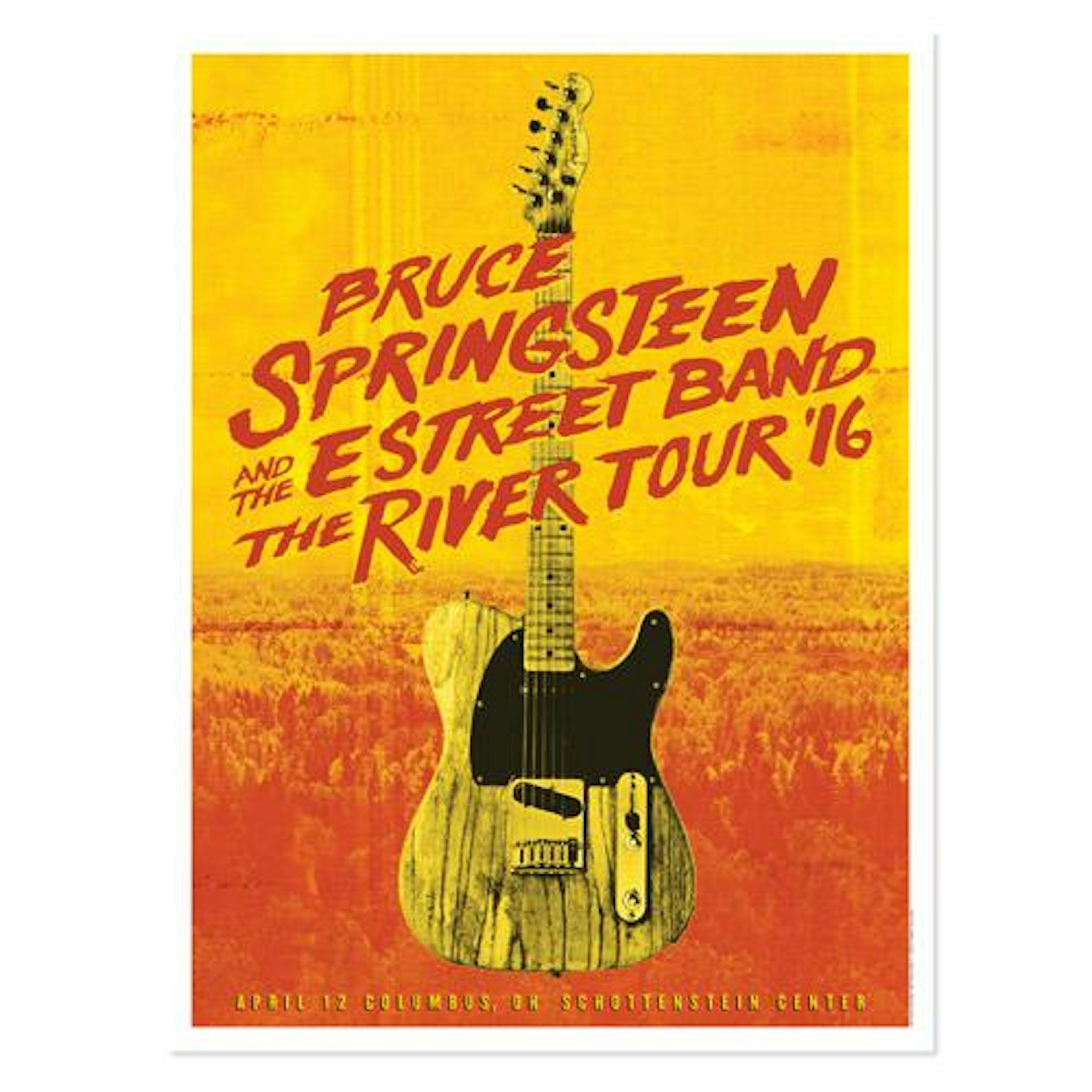Bruce Springsteen The River Columbus Event Poster
