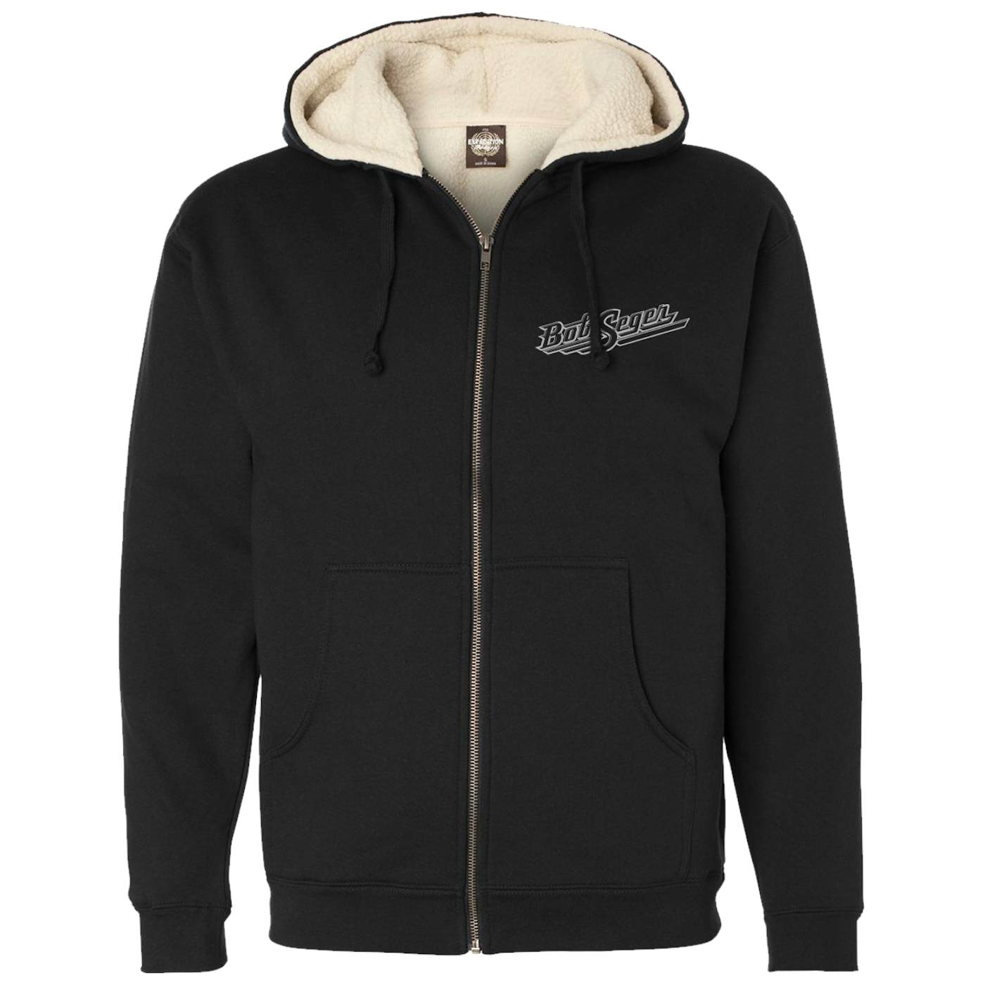 Bob Seger & The Silver Bullet Band Old Time Rock and Roll Sherpa Zip Hoodie