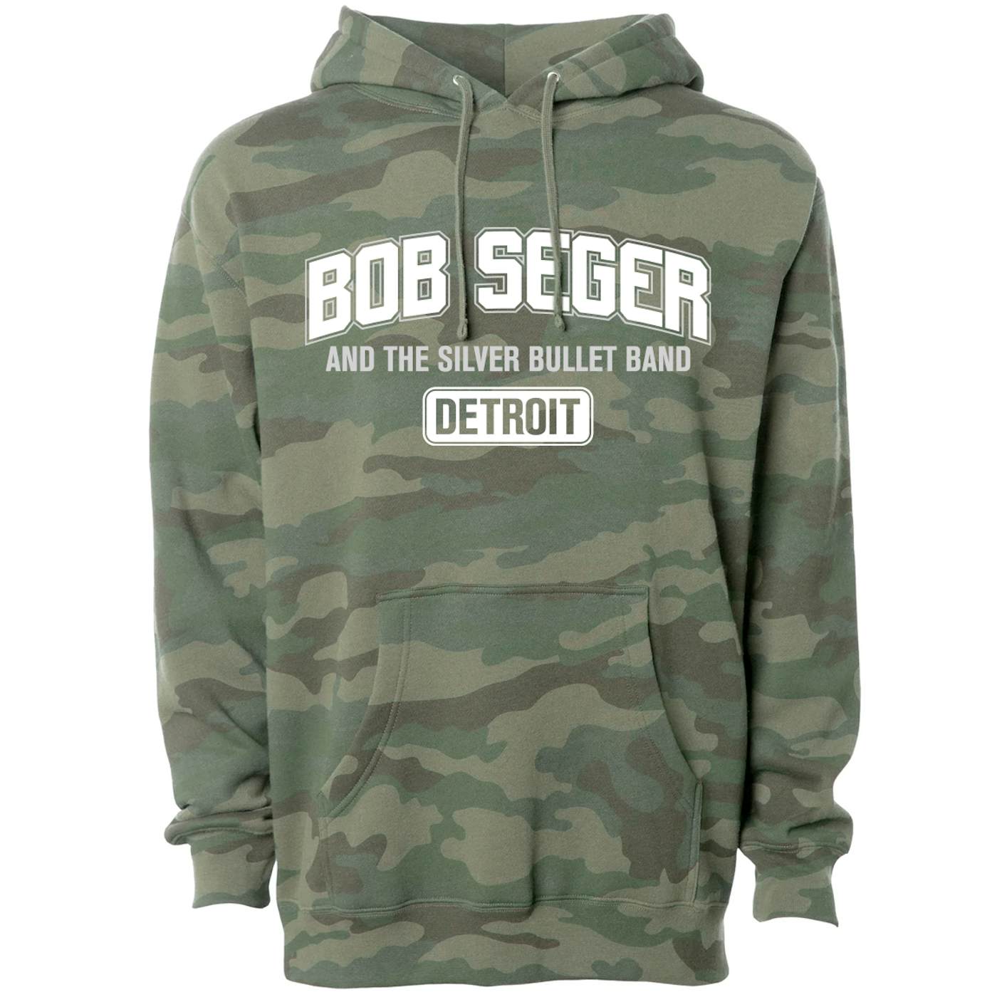 Bob Seger & The Silver Bullet Band Camo Pullover Hoody