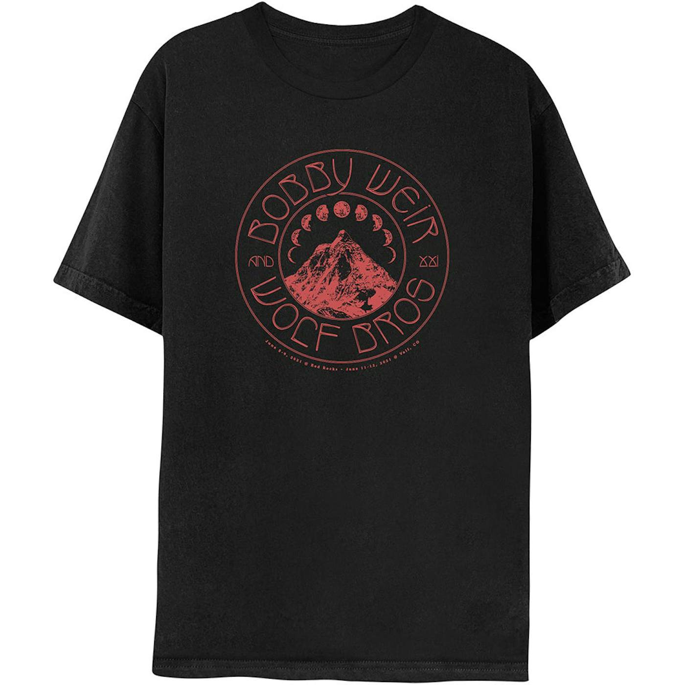 Bob Weir Bobby Weir and Wolf Bros Phases of the Moon Tee