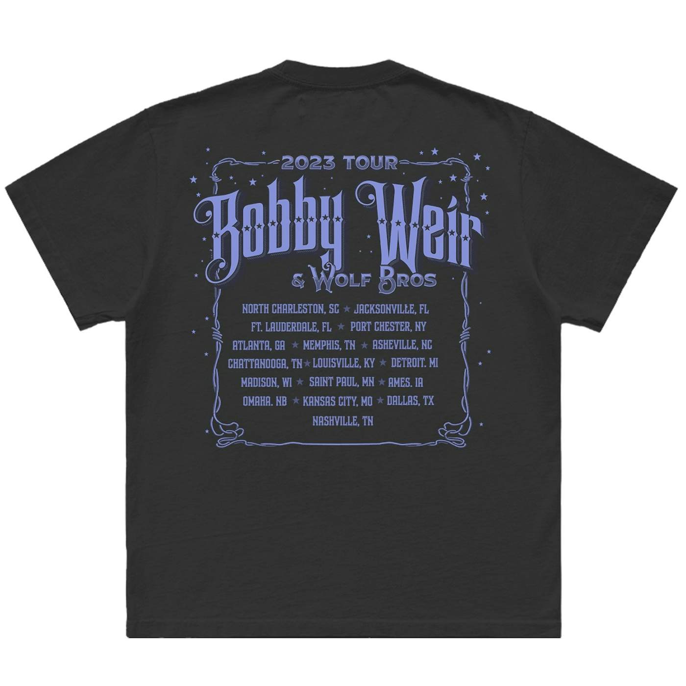 Bob Weir Bobby Weir & Wolf Bros 2023 Tour Event Tee