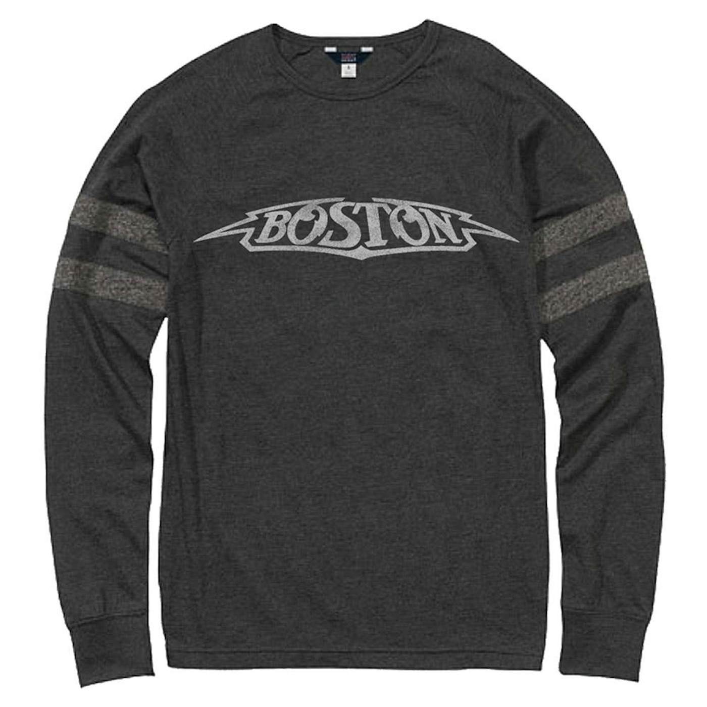 Boston Logo Long Sleeve Crew T-Shirt