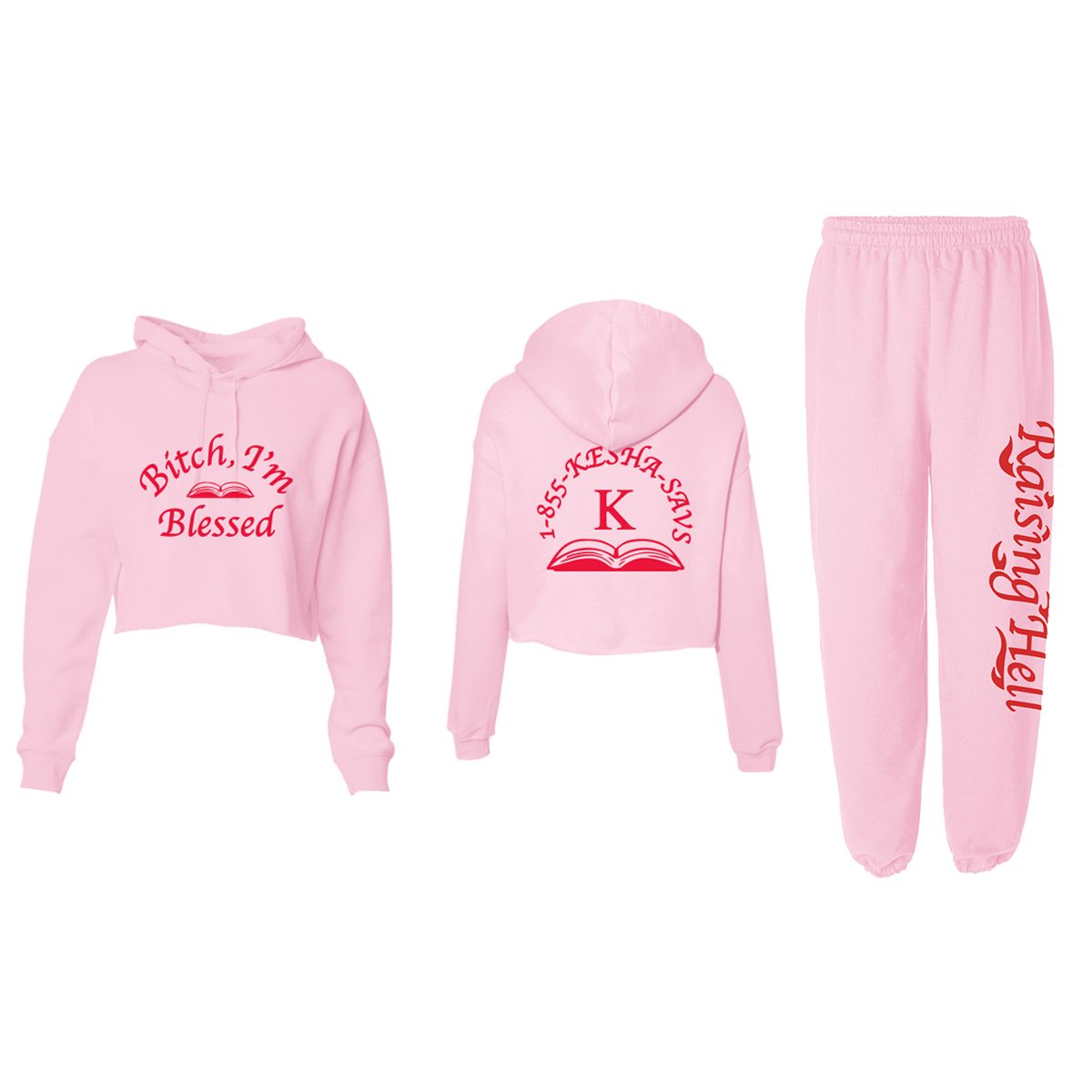 pink sweatsuit