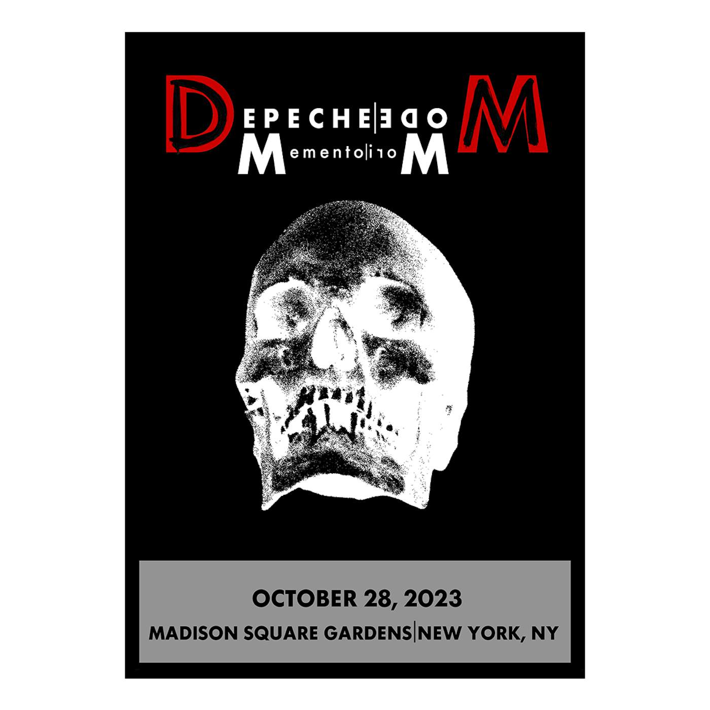 Depeche Mode Memento Mori Tour 2023 New York Screen Print Poster Limited Edition