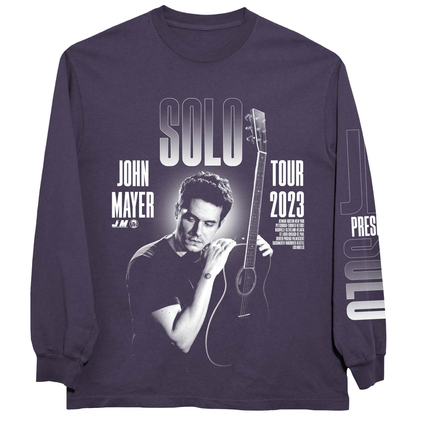 John Mayer Solo Tour Photo Long Sleeve Tee