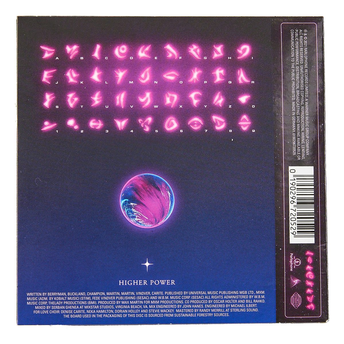 Coldplay HIGHER POWER CD SINGLE