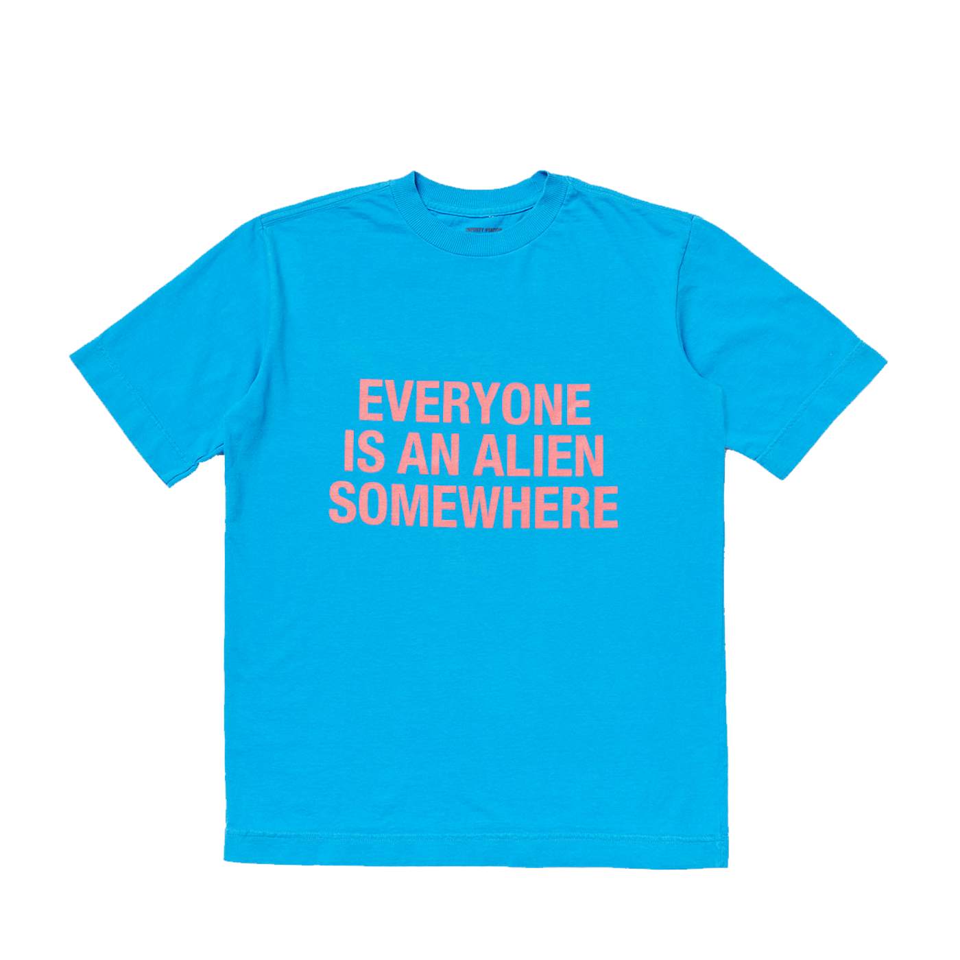 Coldplay EVERYONE IS AN ALIEN SOMEWHERE - BLUE TEE $45.00