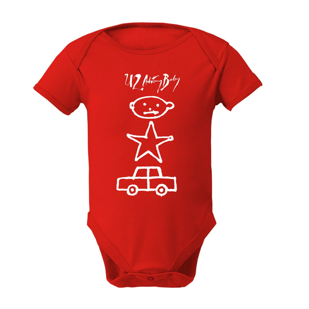 U2 Achtung Baby Symbols Onesie