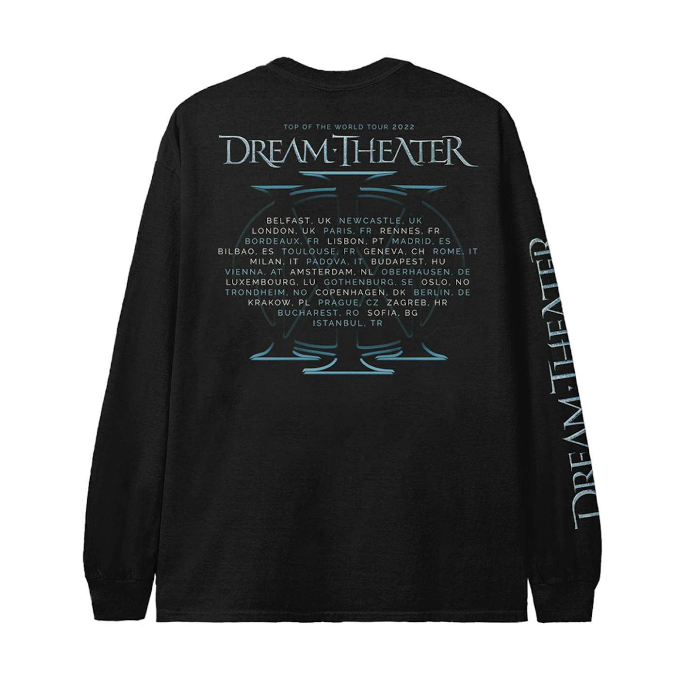 Dream Theater A View From The Top Of The World European Tour 2022 Long Sleeve