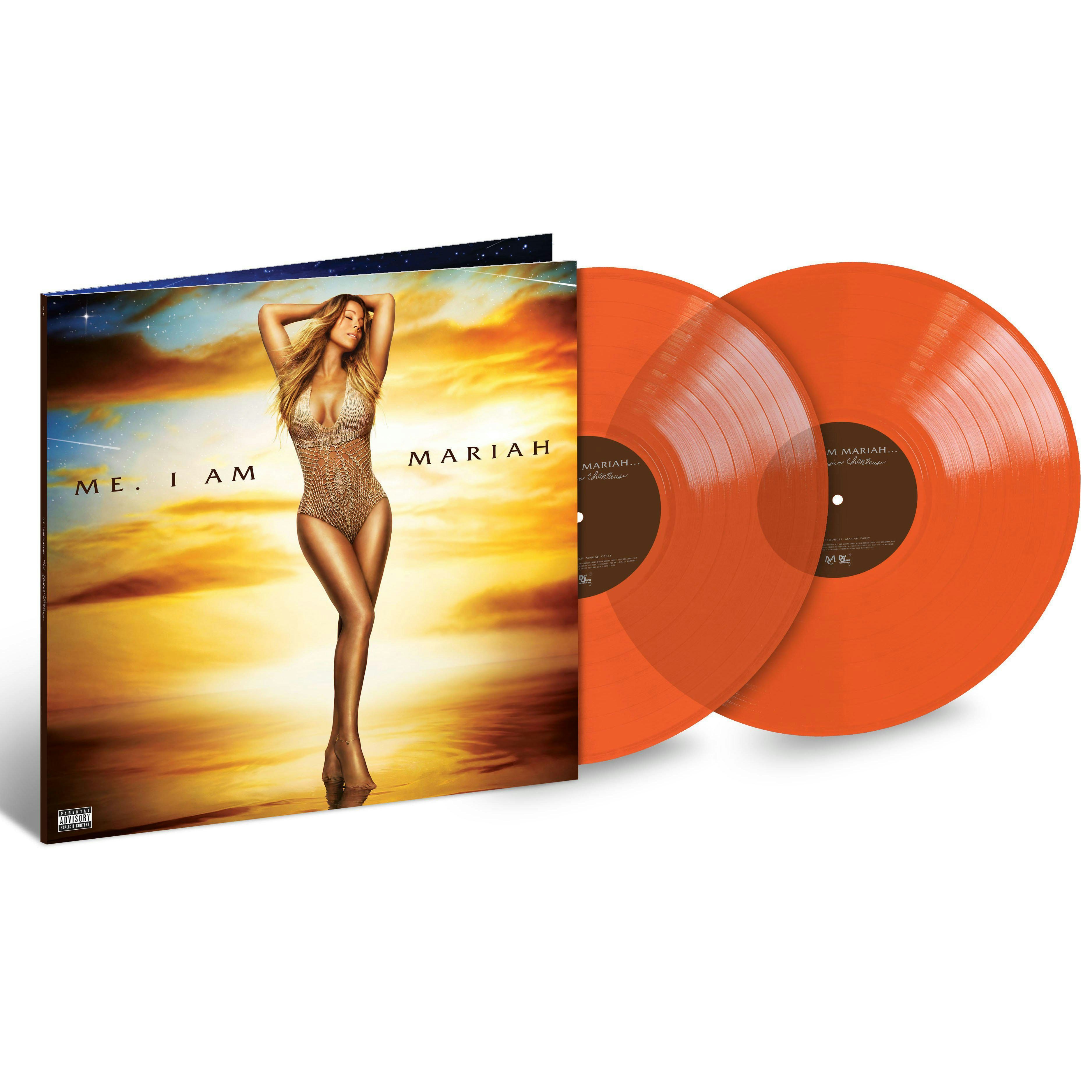 Mariah Carey Me.I am Mariah The Elusive Chanteuse Limited Edition Translucent Orange Vinyl 2LP