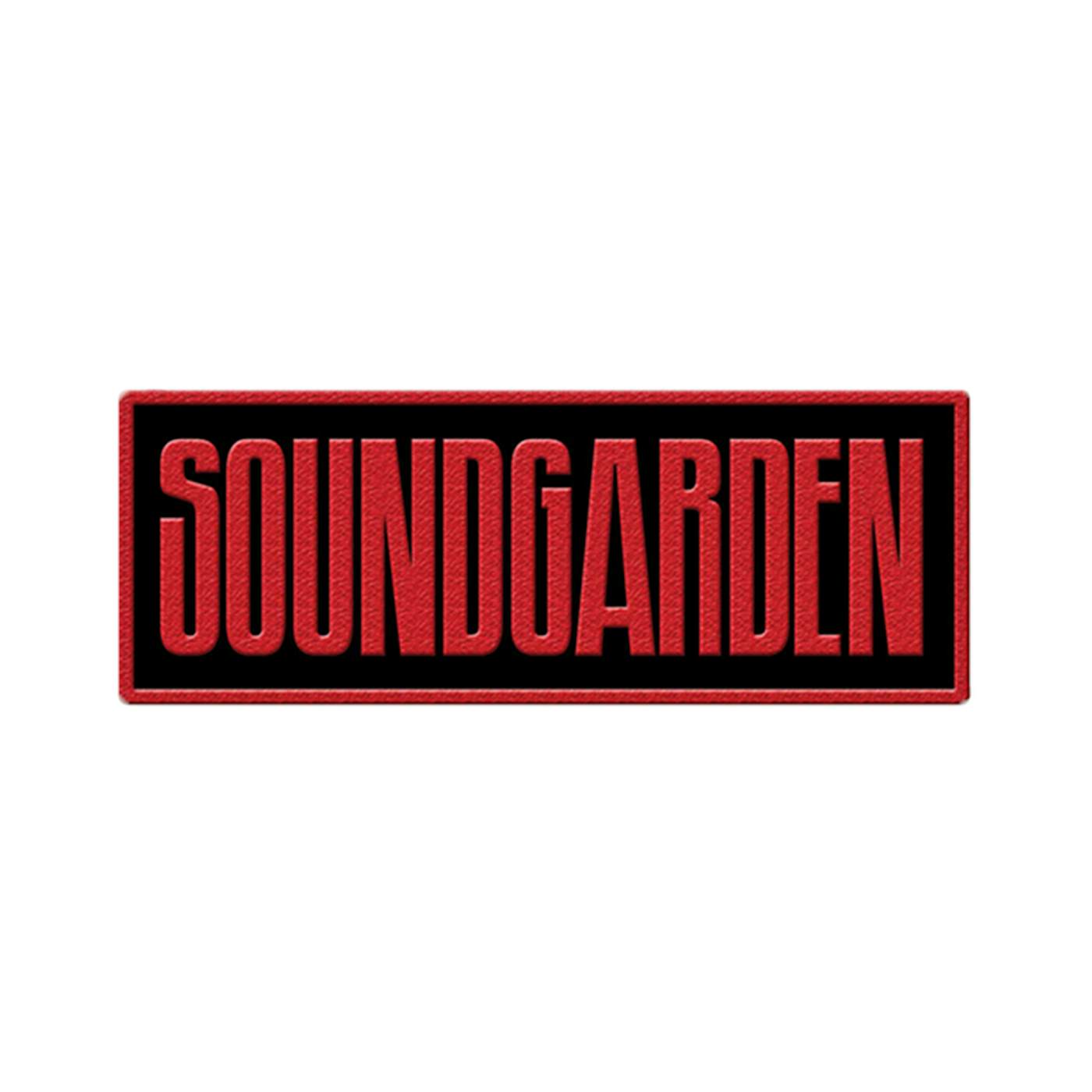 Soundgarden Type Logo Patch