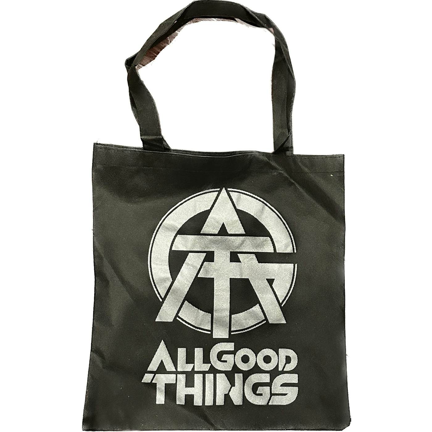 ALL GOOD THINGS - BLACK & SILVER TOTE BAG