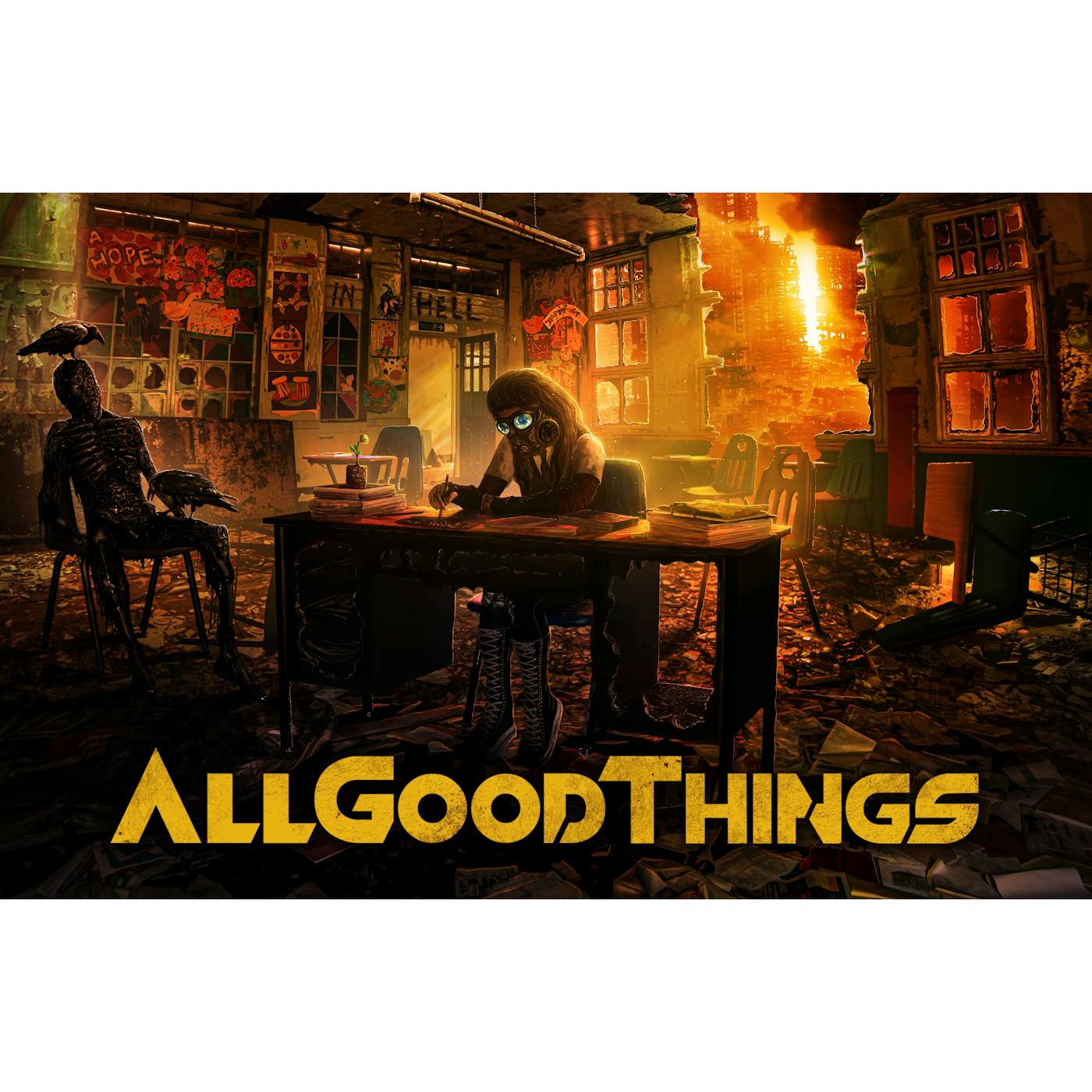 ALL GOOD THINGS - "A HOPE IN HELL" POSTER **SIGNED**