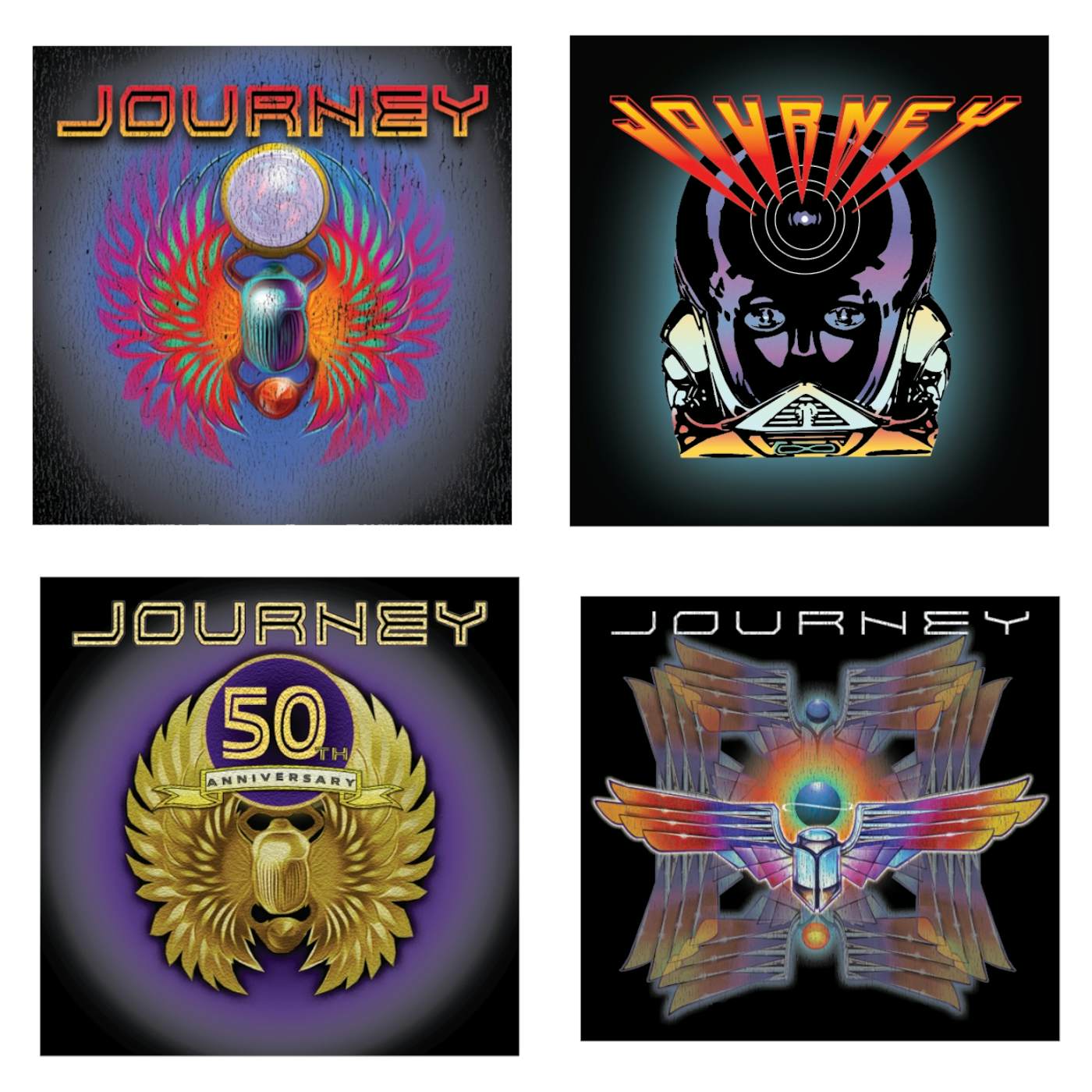 Journey 50th Anniversary Sticker Pack