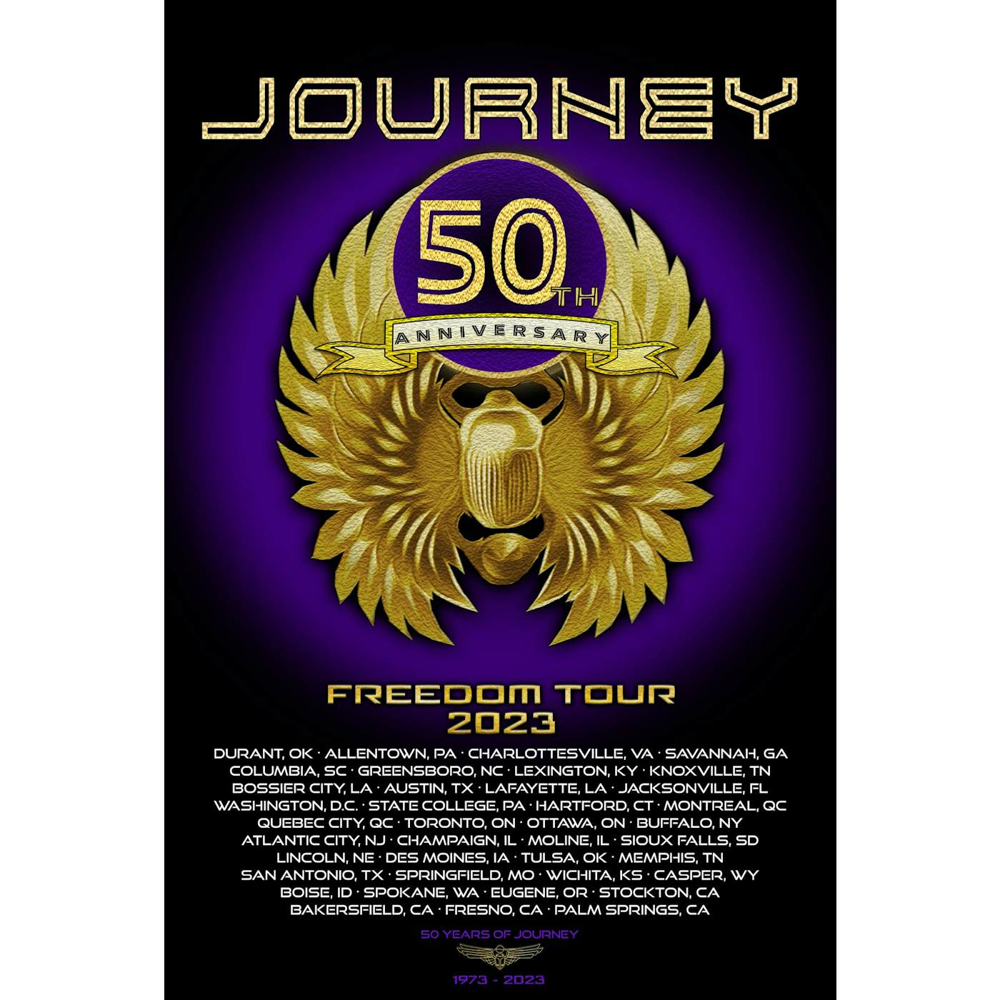 Journey 2023 Tour Poster