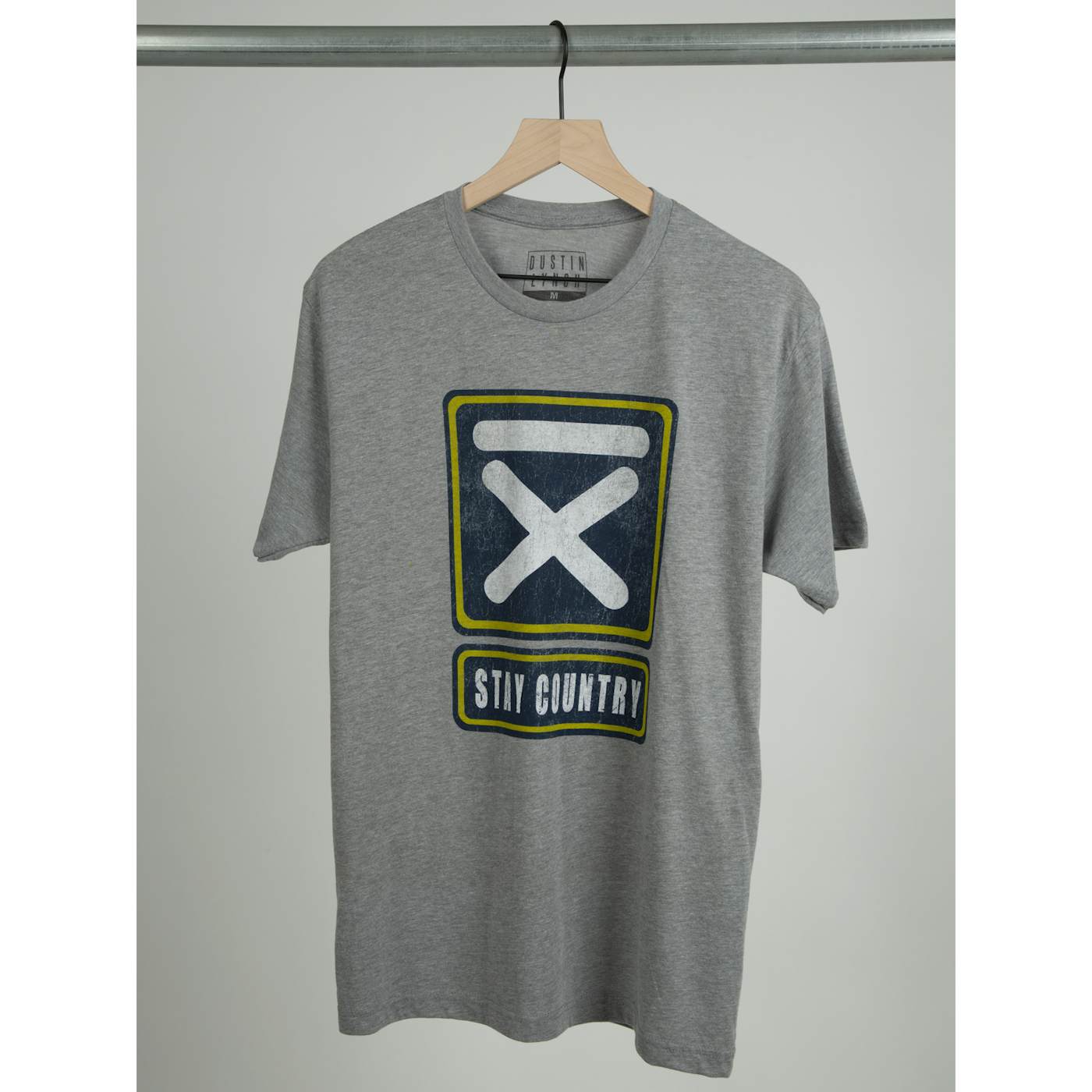 Dustin Lynch Grey Stay Country T-Shirt