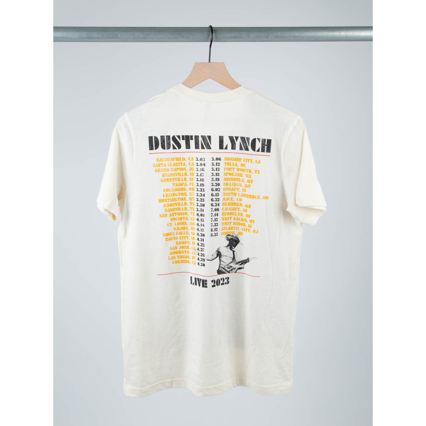 Dustin Lynch Live Tour Tee '23 - Natural