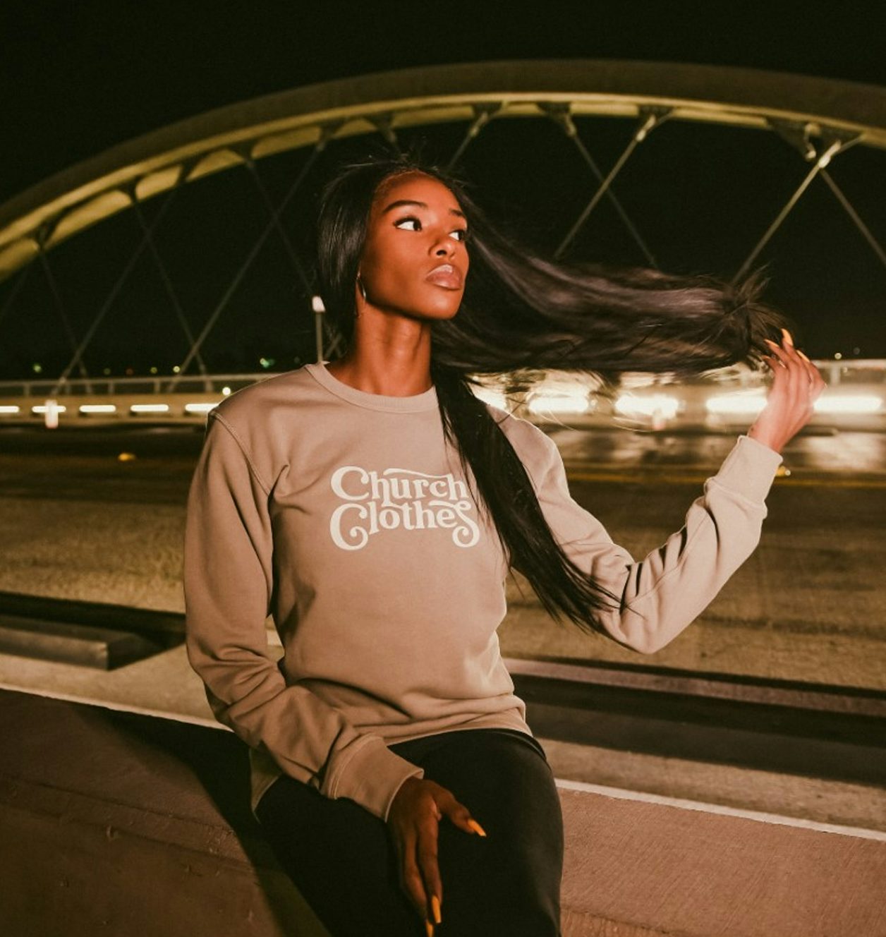 Lecrae Church Clothes 4 Ornamentation Crewneck Eucalyptus