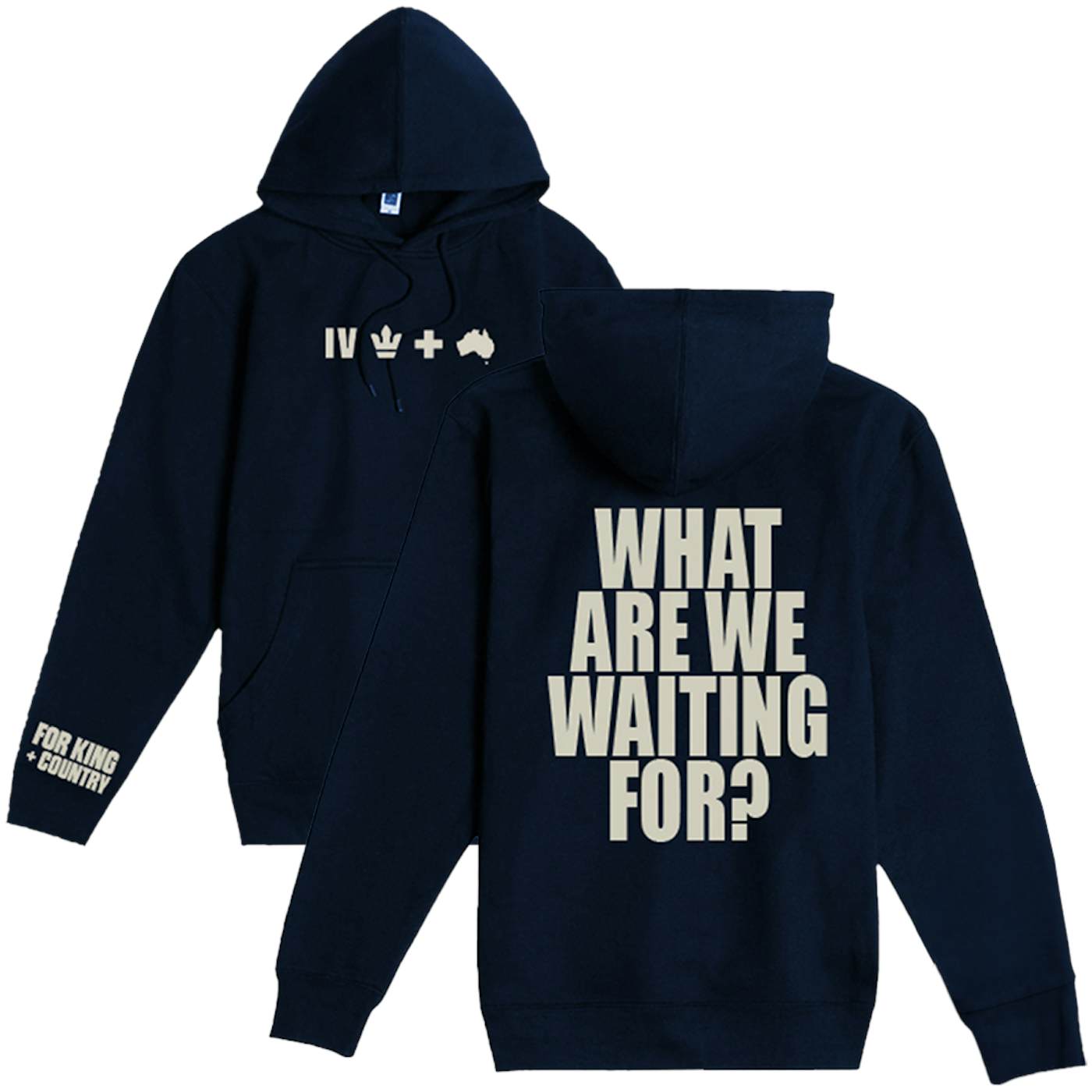 for KING & COUNTRY What Are We Waiting For? Hoodie - Navy
