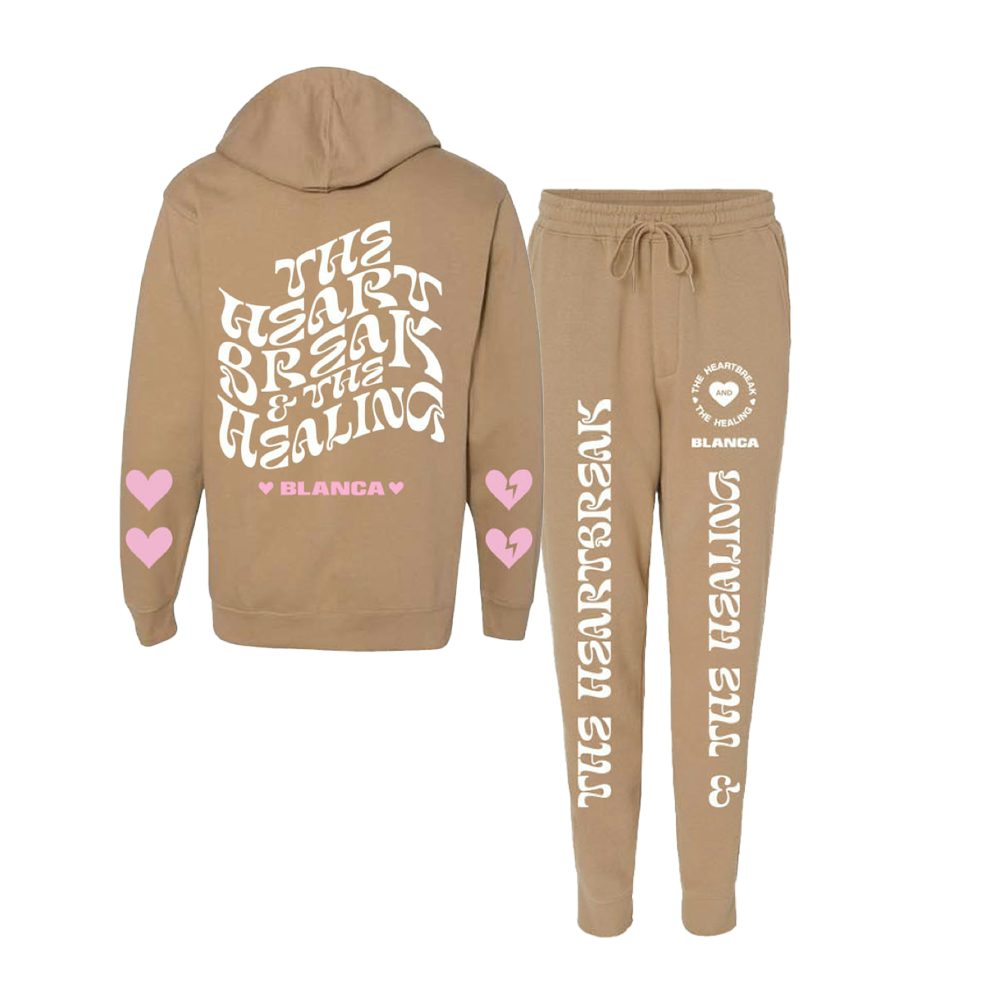 Blanca The Heartbreak and The Healing Sweatsuit Tan